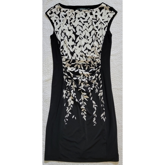 LAUREN ralph lauren black sleeveless dress - Picture 1 of 6